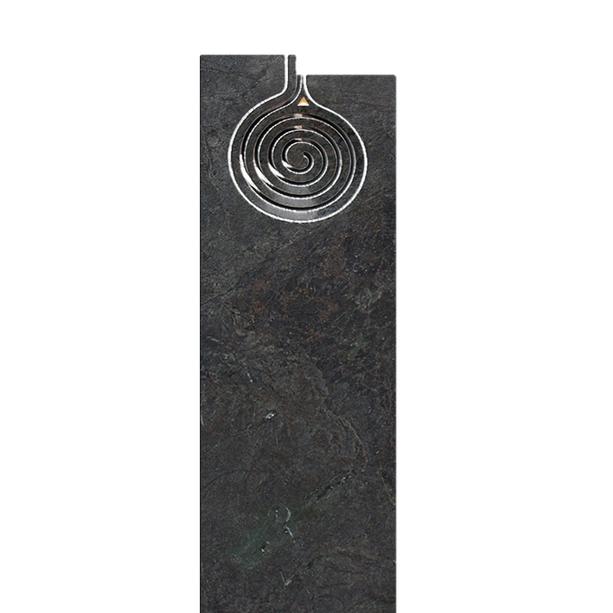 Preisgnstiger Grabstein Granit mit Spirale - Bergolo