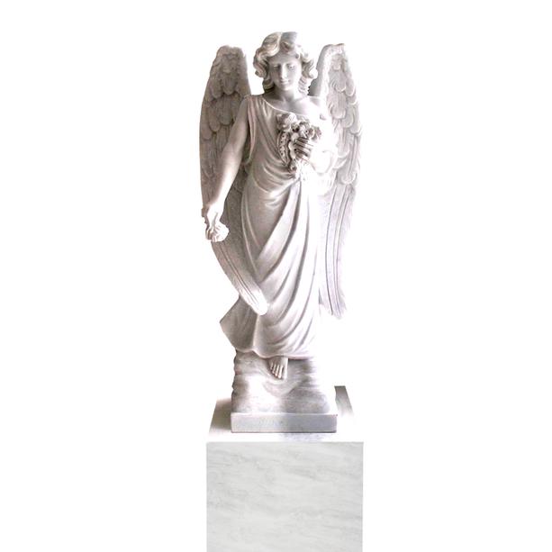 Stilvoller Marmor Engel fr Einzelgrab - Saranda