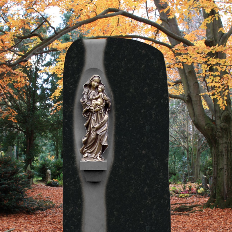 Bronze Madonna Fur Grabstein