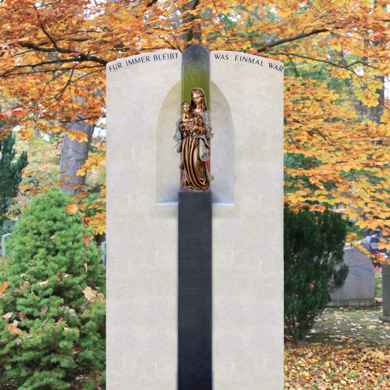 Mutter Gottes Figur Fr Grab