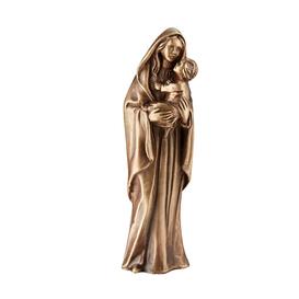 Madonna Skulptur mit Christus Kind - Madonna mit Kind