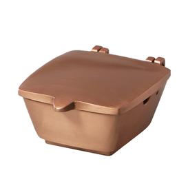 Weihwasserkessel aus Bronze/Aluminium eckig - Waldo /...