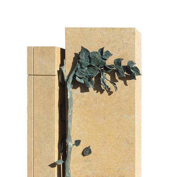 Doppelgrab Grabmal mit Bronze Baum - Bronzino