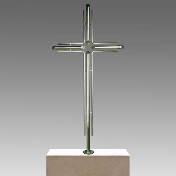 Modernes Grabkreuz aus Edelstahl - Thorin