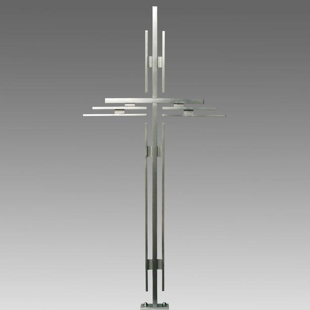 Einzigartiges Grabkreuz aus Edelstahl - Aderito