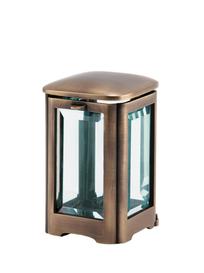 Klassische Grablampe zur Grabbeleuchtung / Bronze - Evanja