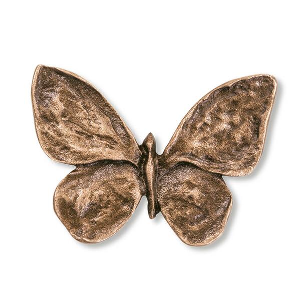 Grabfigur Schmetterling aus Bronze oder Aluminium - Schmetterling Pan