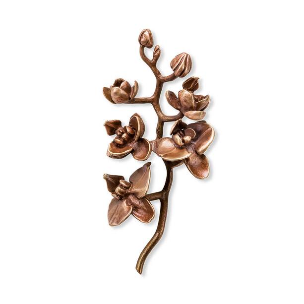 Rosa Orchideen-Blüte aus Bronze - Orchideenblüten