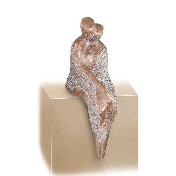 Limitierte Paarfigur aus Bronze zur Grabgestaltung - Sculptura Duobas