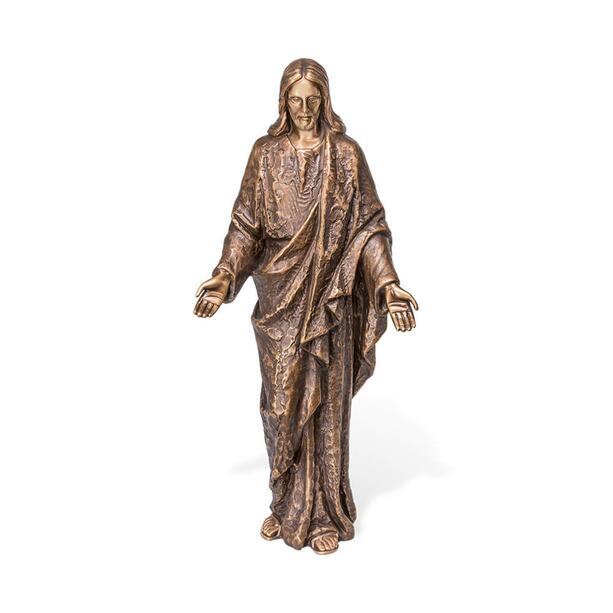 Jesusskulptur stehend aus Bronzeguss - Jesus Classico
