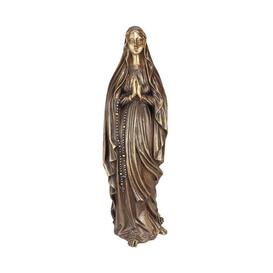 Betende Madonnenfigur mit Gebetskette - Bronze - Madonna...