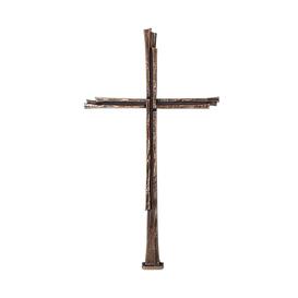 Rustikales Standkreuz aus Bronze oder Aluminium - Kreuz...