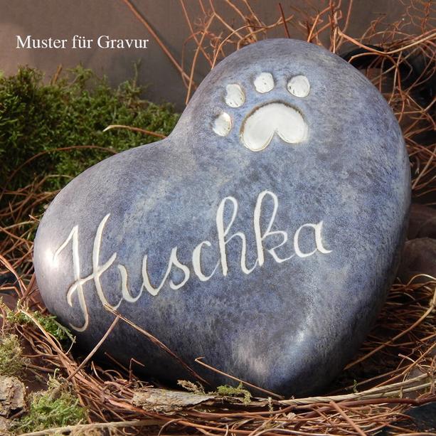 Terrakottafarbene Urne für Haustiere mit Rosenoptik - Hamar
