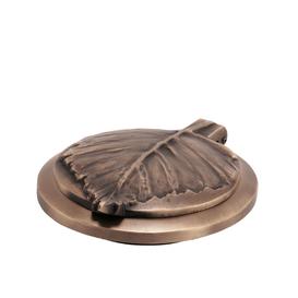 Vasenring mit einzigartigem Blatt-Ornament aus Bronze...