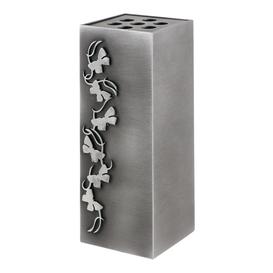 Verspielte Vase mit Schmetterlingen aus Bronze oder Aluminium - Joanna / 22cm / Aluminium