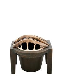 Ausgefallene Bronze Grabschale - Moana / braun
