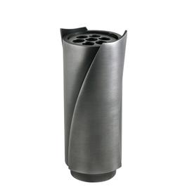 Einzigartige Grabvase im kunstvollen Design aus Metall - Miros / Aluminium