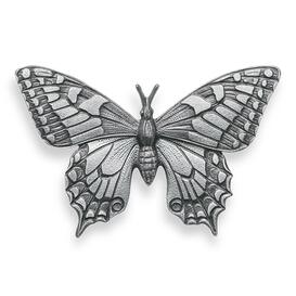 Elegante Aluminium Grabfigur in Schmetterlingsform -...