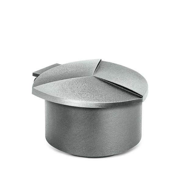 Eleganter Weihwasserkessel aus Metall in braun oder silbergrau - Juna / Aluminium