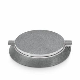 Runder Vasenring aus Aluminium oder Bronze mit Deckel - Beata / Aluminium