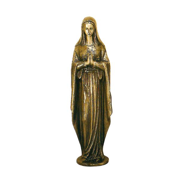 Betende Maria als große Bronze Standfigur - Maria Tamra