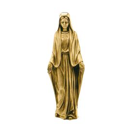 Stilvolle Maria Bronzeskulptur für das Grabmal - stehend...
