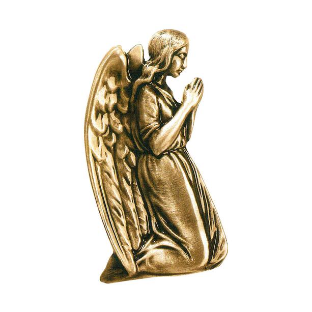Kniender Bronze Engel zur Wandbefestigung - betend - Engel Melandra