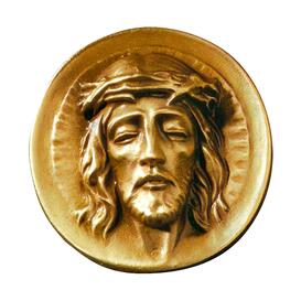 Kopf Jesu mit Dornenkranz als Relief - hochwertiger...