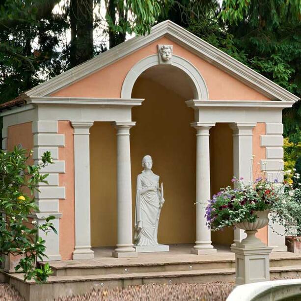 Stein Pavillon im venizianischen Stil - geschlossen mit Säulenfront - Commodus