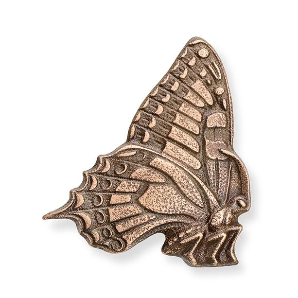 Bunte Schmetterling Tierfigur für Wandmontage - Bronze - Schwalbenschwanz Hila