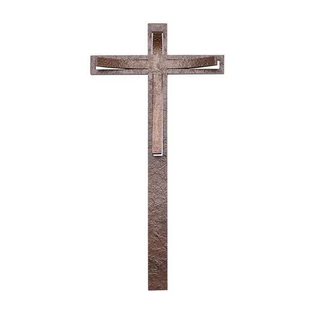 Besonderes Deko Kreuz vom Bildhauer aus Bronze - Ziwero Dena