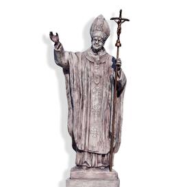 Hochwertige Steinguss Skulptur von Papst Johannes Paul...