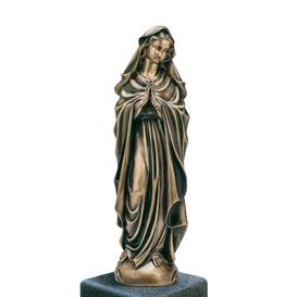 Betende Mutter Gottes Statue aus Bronze - Mea Domina /...