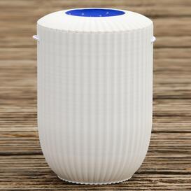 Handbemalte 3D Bio-Urne mit blauem Sternenhimmel & Perle...