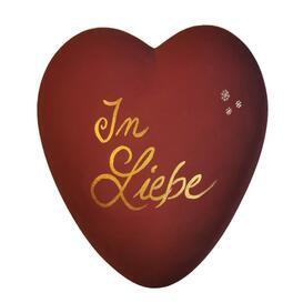 Herzf�rmige Haustier Urne mit personalisiertem Namen -...