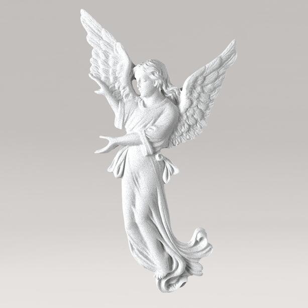 Schutzengel Relief aus Marmorguss - Engel Aurelia