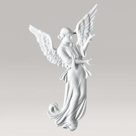 Schutzengel Relief aus Marmorguss - Engel Aurelia
