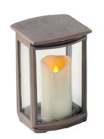 Klassische Grablampe aus Bronze - Laris / Weiss