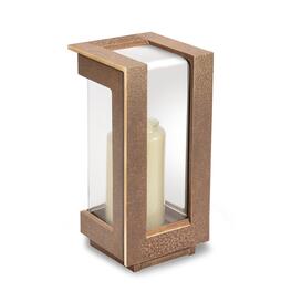 Bronze Grab Licht eckig / braun - Centuria