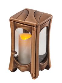 Nostalgisches Grablicht online kaufen - Felina / Bronze / Design 2