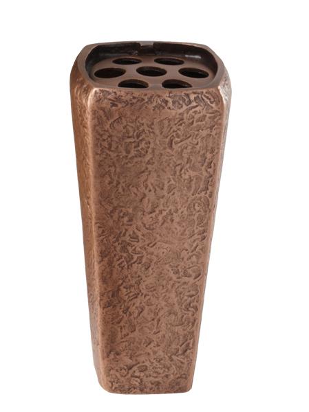 Klassische Bronze Grab Vase - Elona / Braun