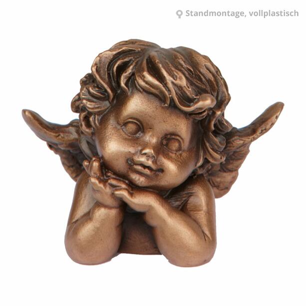 Schutzengel Skulptur aus Bronze - Engelkind