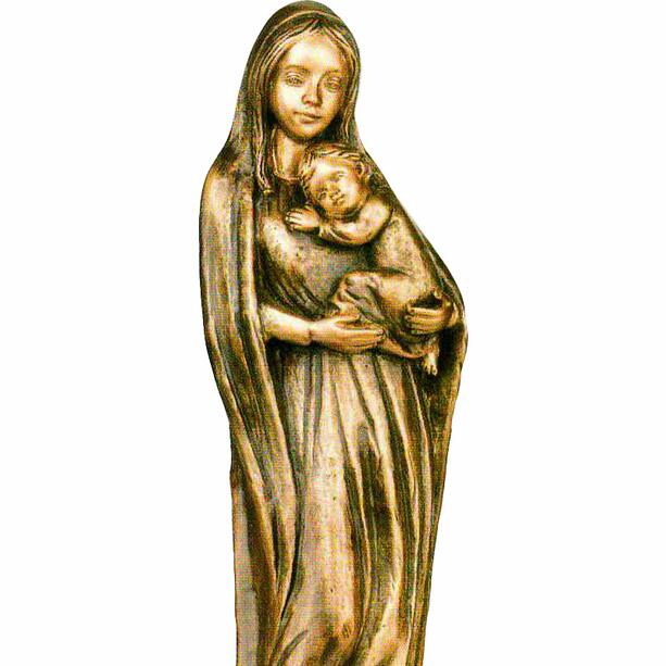 Bronze Skulptur Maria mit Jesus - Madonna Vicanza