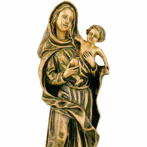 Madonna Wandornament aus Bronze - Maria Merla