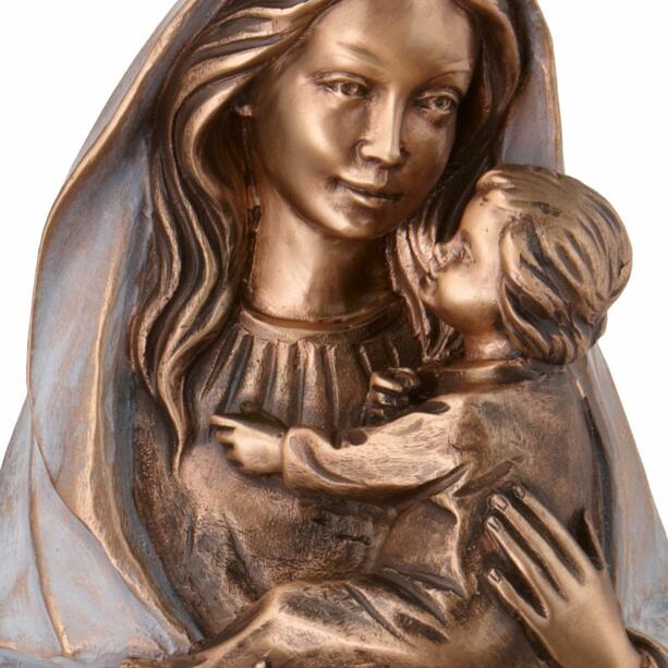 Bronze Figur Maria Mutter Gottes - Madonna die Seelige