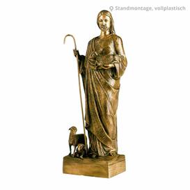 Bronze Skulptur Jesu Christi als Hirte - Christus Guter...