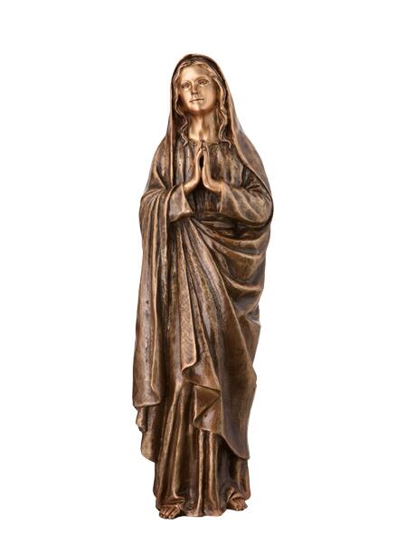 Betende Maria Bronzeskulptur - Madonna Pregare / 112cm (Hhe)