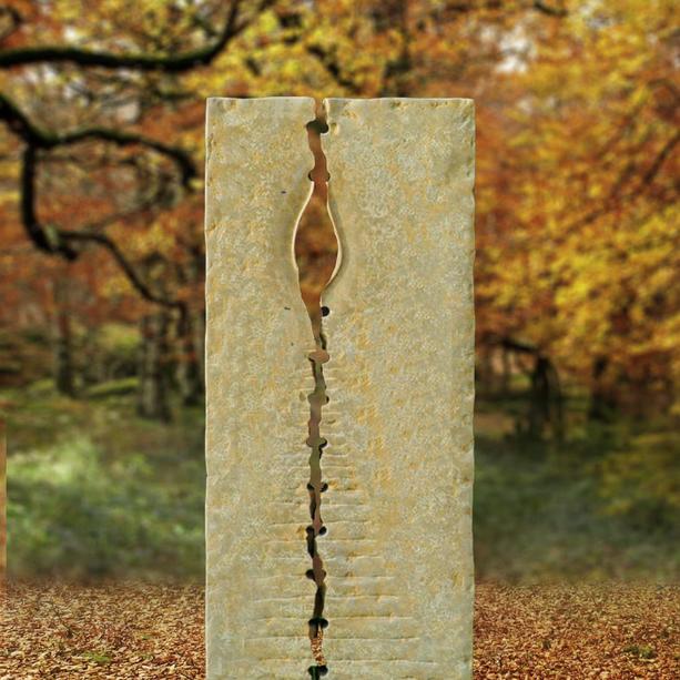 Grabmal Naturstein handwerklich vom Bildhauer kaufen - Rustico