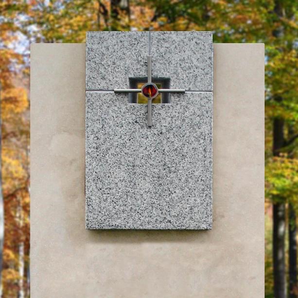 Grabmal Doppelgrab Naturstein moderne Gestaltung - Pandino