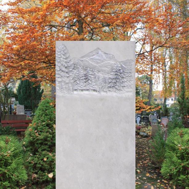 Grabdenkmal Einzelgrab mit Bild Steinrelief - Pintura